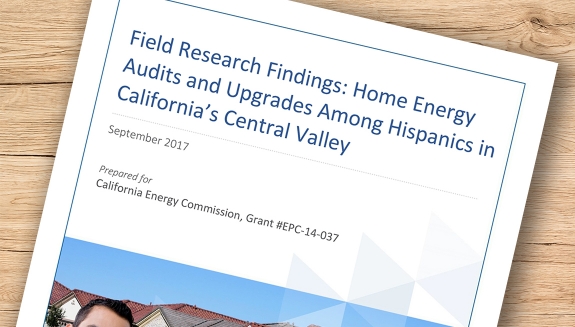 Home Energy Audits and Upgrades Among Hispanics in California’s Central Valley Add to Default shortcuts Primary tabs