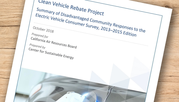 Summary of Disadvantaged Community Responses to the EV Consumer Survey, 2013–2015 Edition